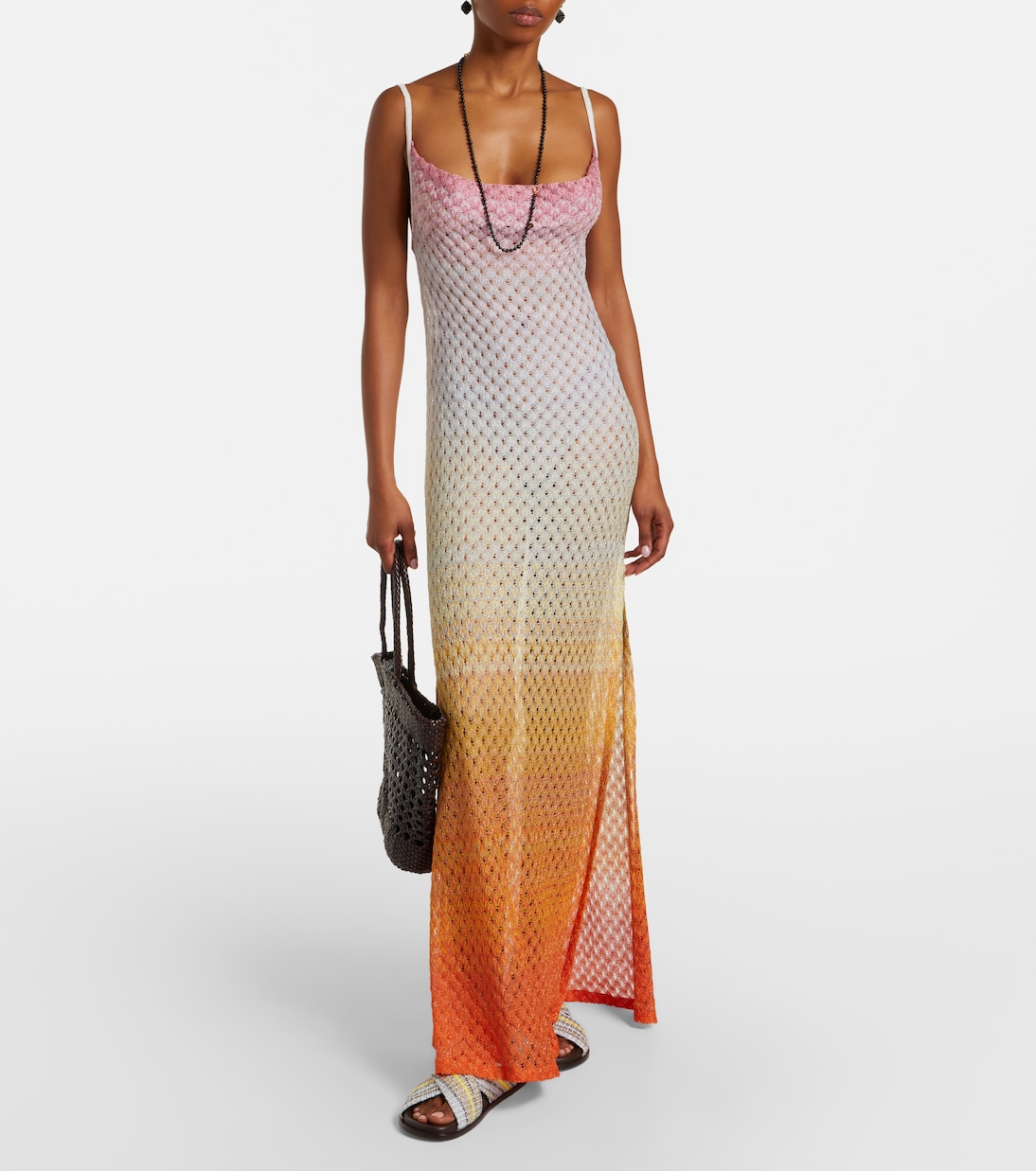 Sandalen Viola aus Häkelstrick | Missoni