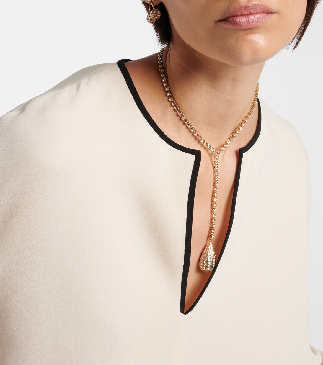 Poétique Des Gouttes Swarovski®-embellished necklace | Valentino