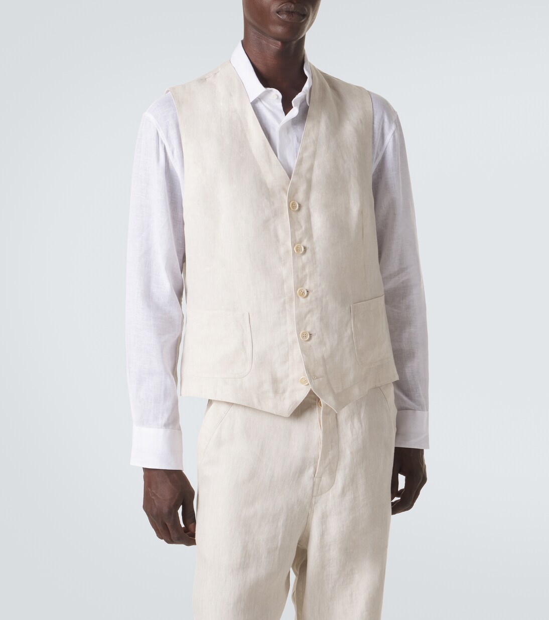 Weste aus Leinen | Brunello Cucinelli