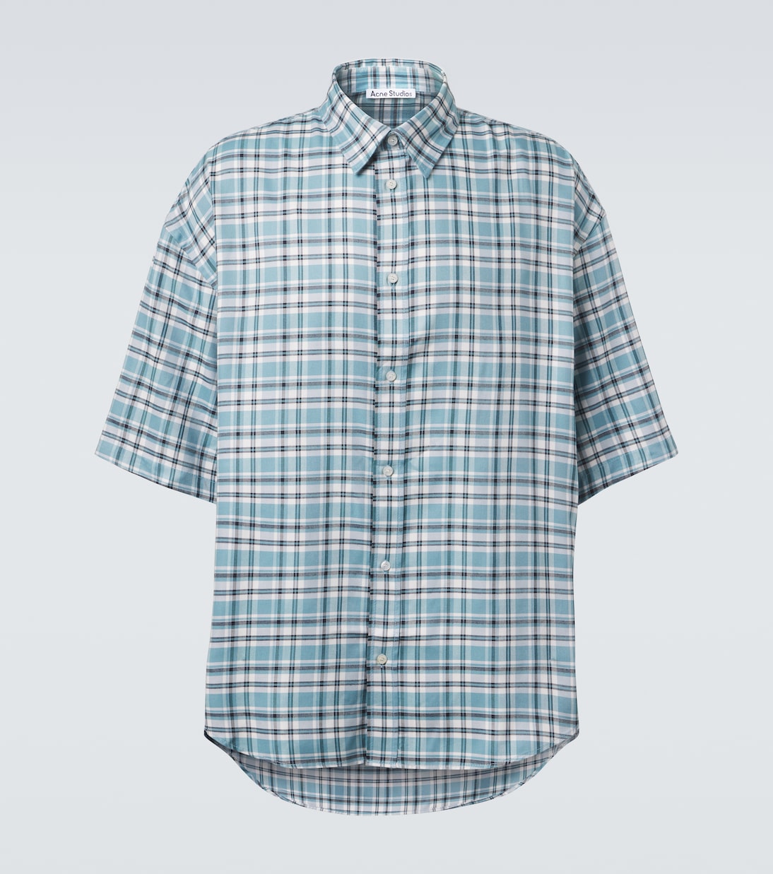 Plaid oversized flannel shirt | Acne Studios