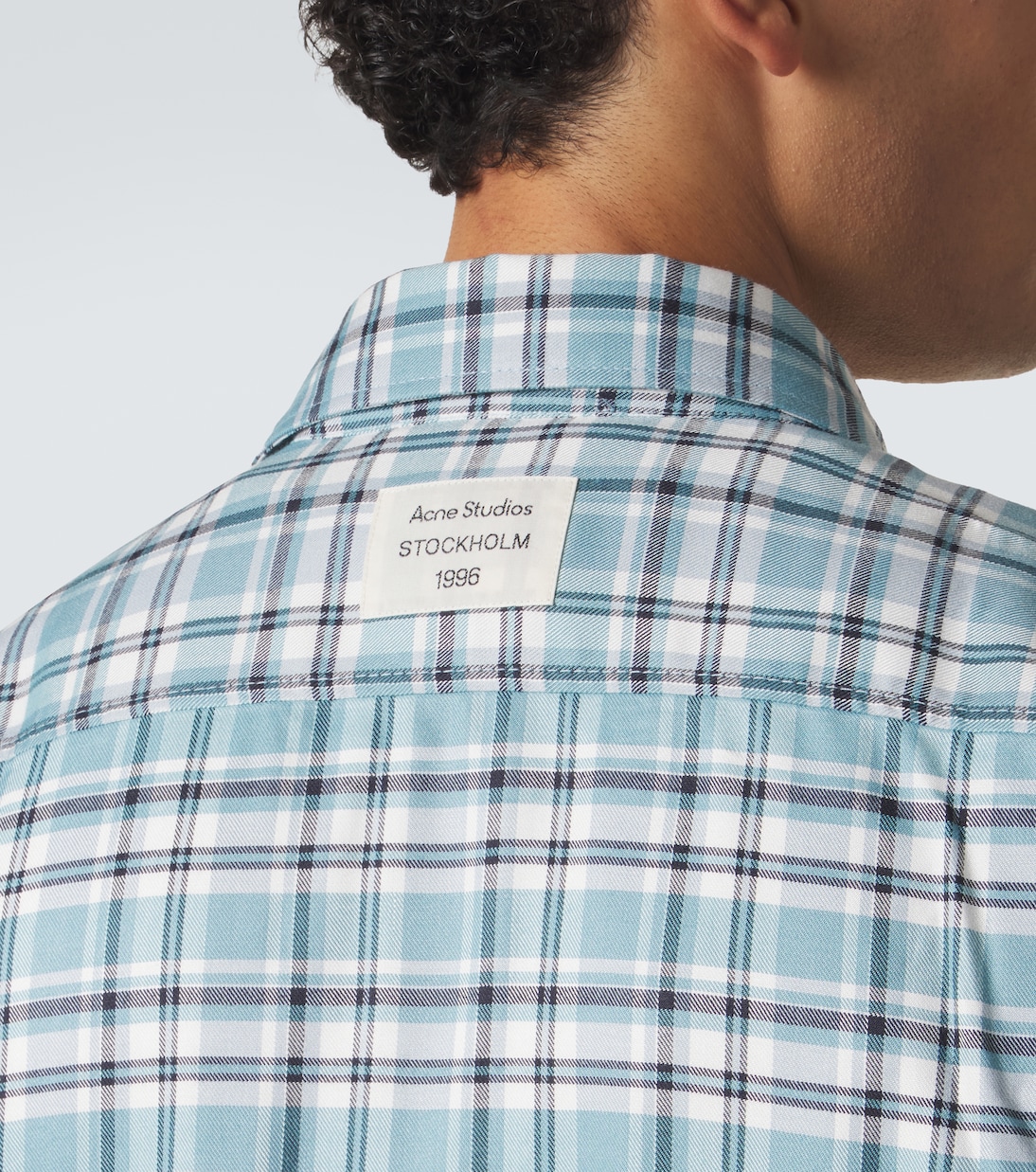 Plaid oversized flannel shirt | Acne Studios