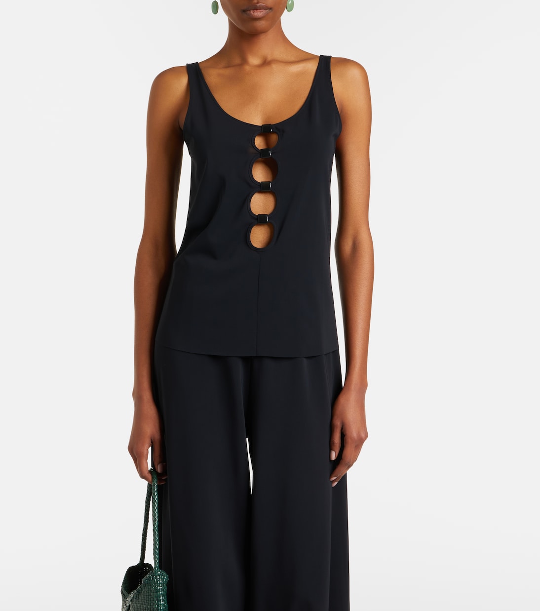 Tank top Curl de jersey con aberturas | Eres