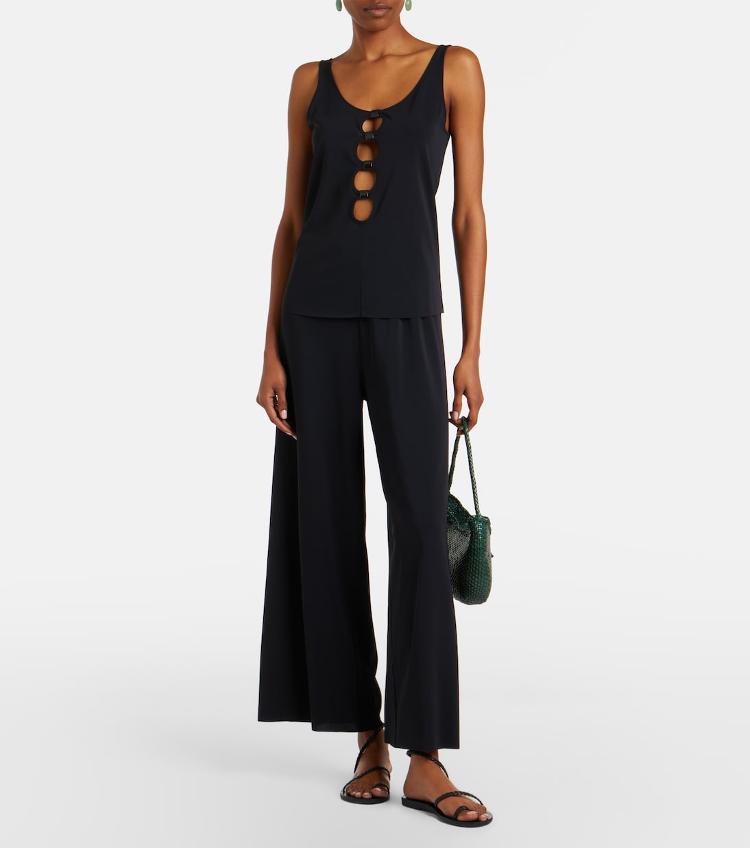 Tank top Curl de jersey con aberturas | Eres