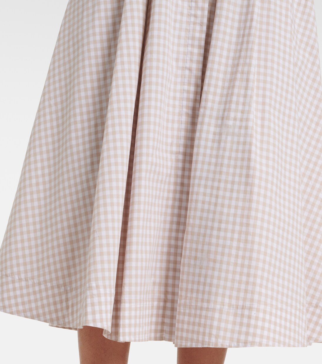 Jazz gingham cotton-blend shirt dress | Simkhai