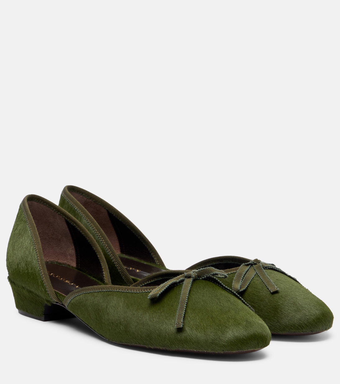 24/7 calf hair ballet flats | Herbert Levine