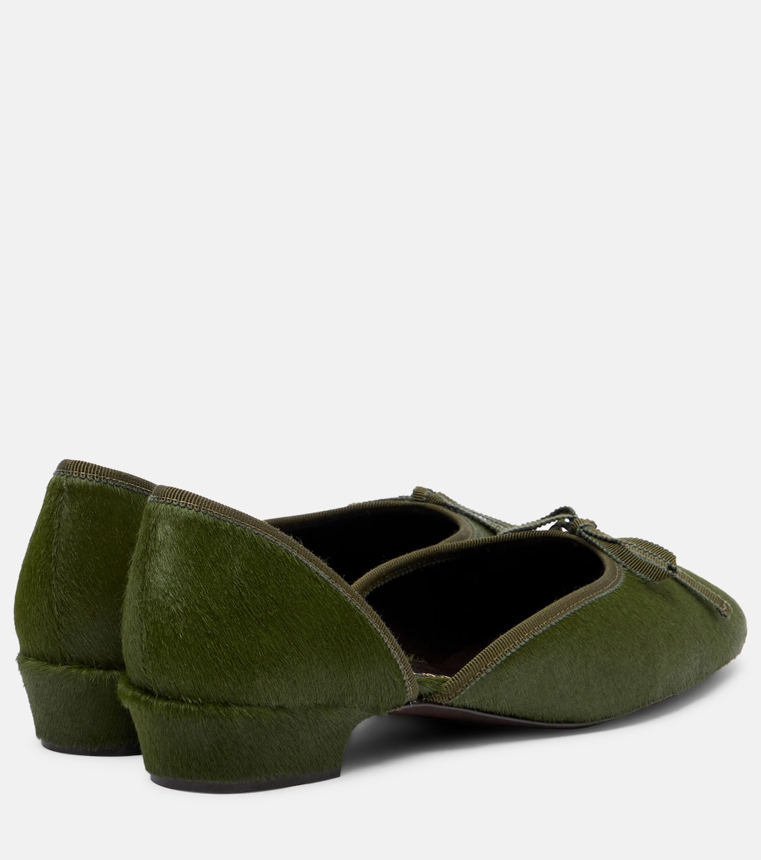 24/7 calf hair ballet flats | Herbert Levine