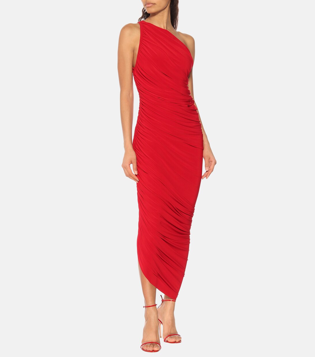 Diana jersey one-shoulder midi dress | Norma Kamali