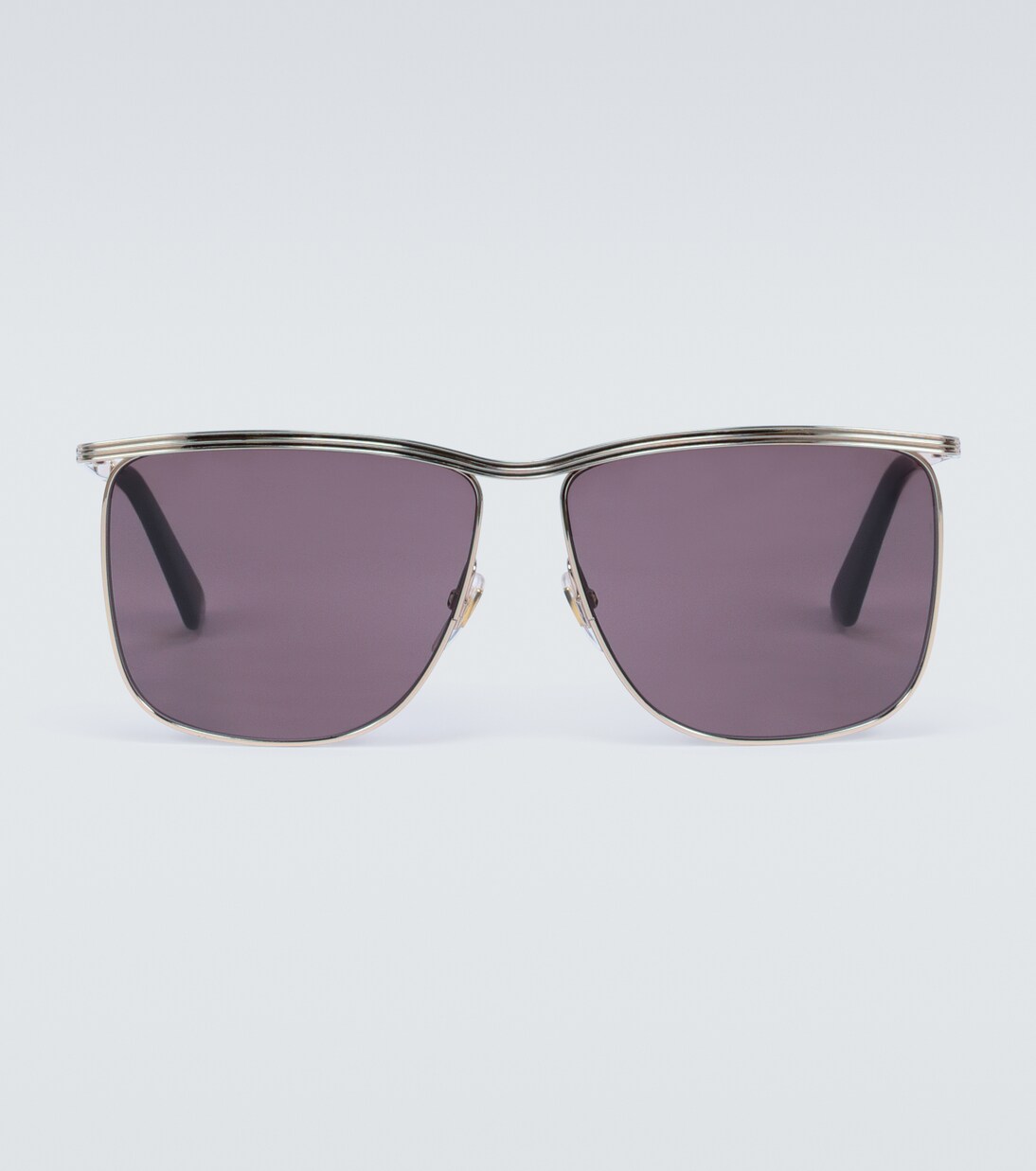 Square-frame metal sunglasses | Gucci