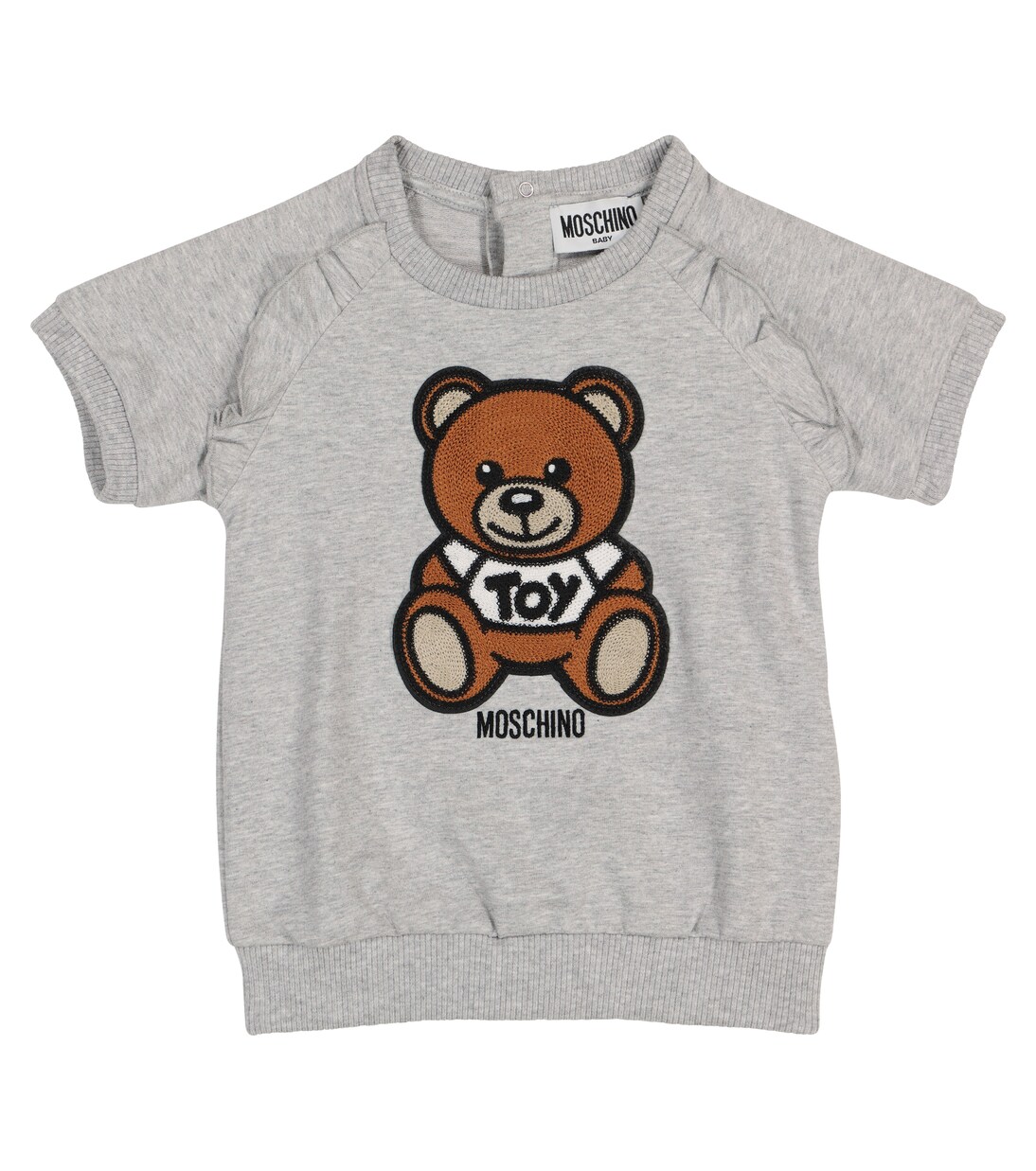 Baby stretch-cotton jersey dress | Moschino Kids
