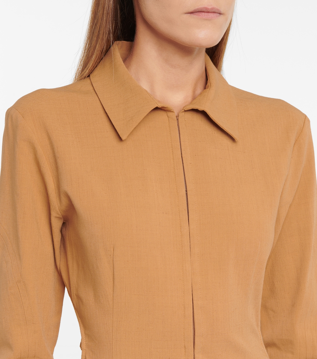 Maxikleid La Robe Obiou aus einem Leinengemisch | Jacquemus