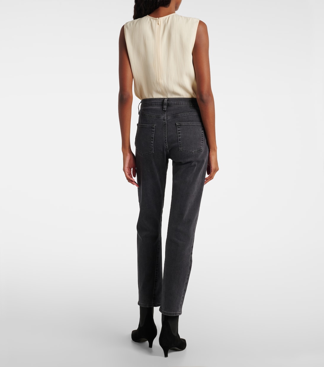 Jean droit à taille mi-haute | Toteme