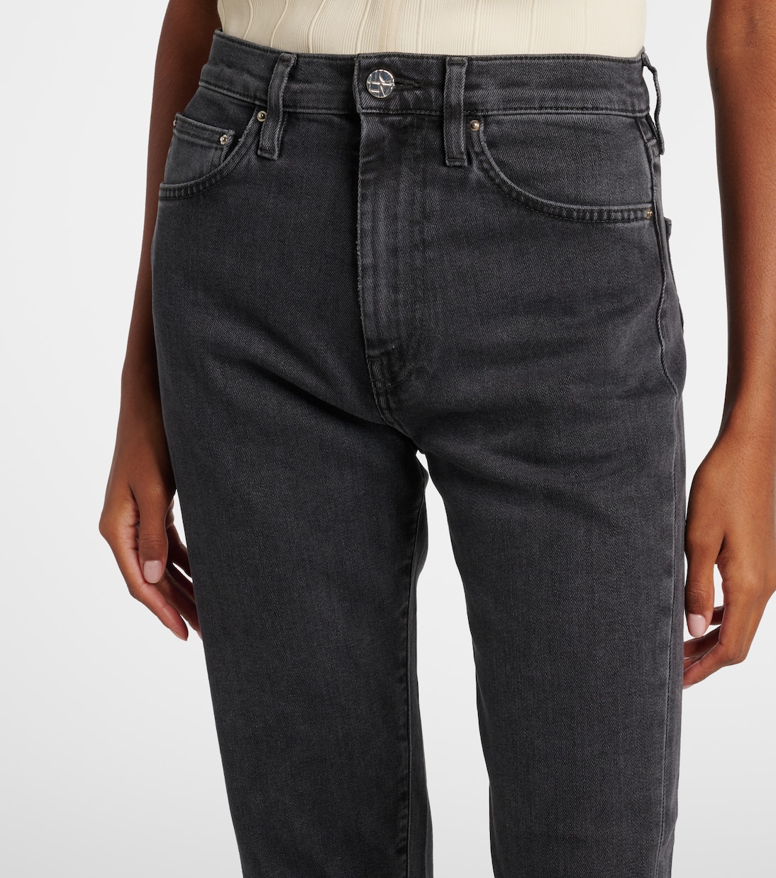 Jean droit à taille mi-haute | Toteme