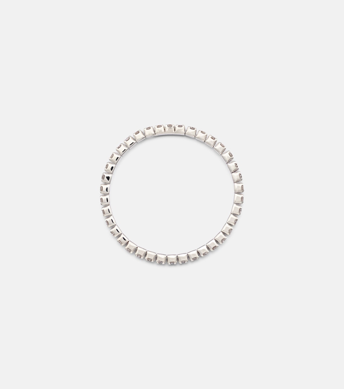 Bague Single Thread en or blanc 18 ct | Shay Jewelry