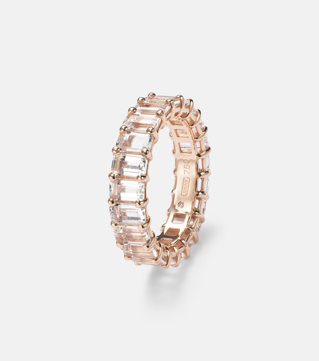 Bague en or rose 18 ct et topazes | Shay Jewelry