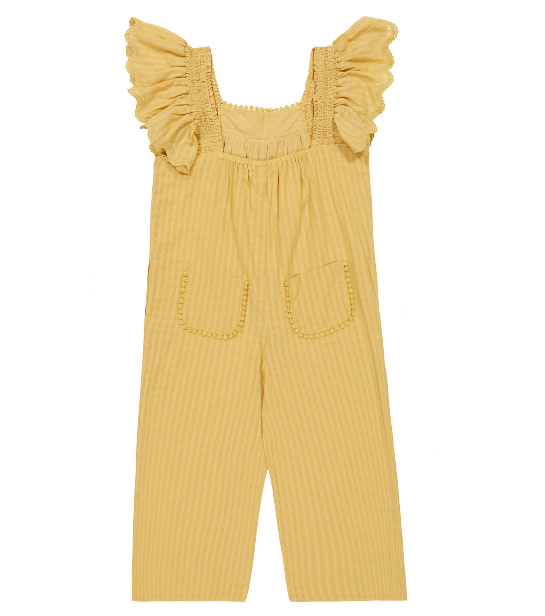 Irene checked cotton overalls | Louise Misha