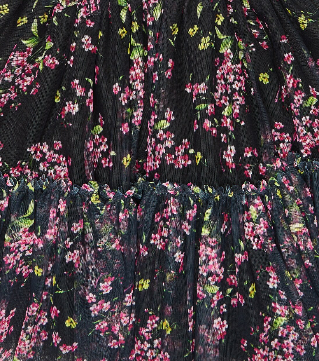 Floral tulle dress | Monnalisa