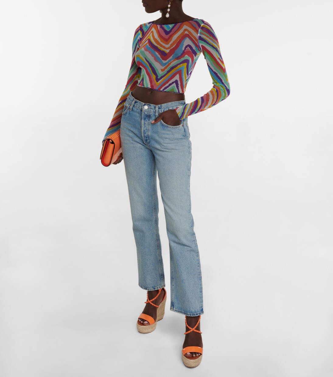 Chocazeppa 120 embellished wedge sandals | Christian Louboutin