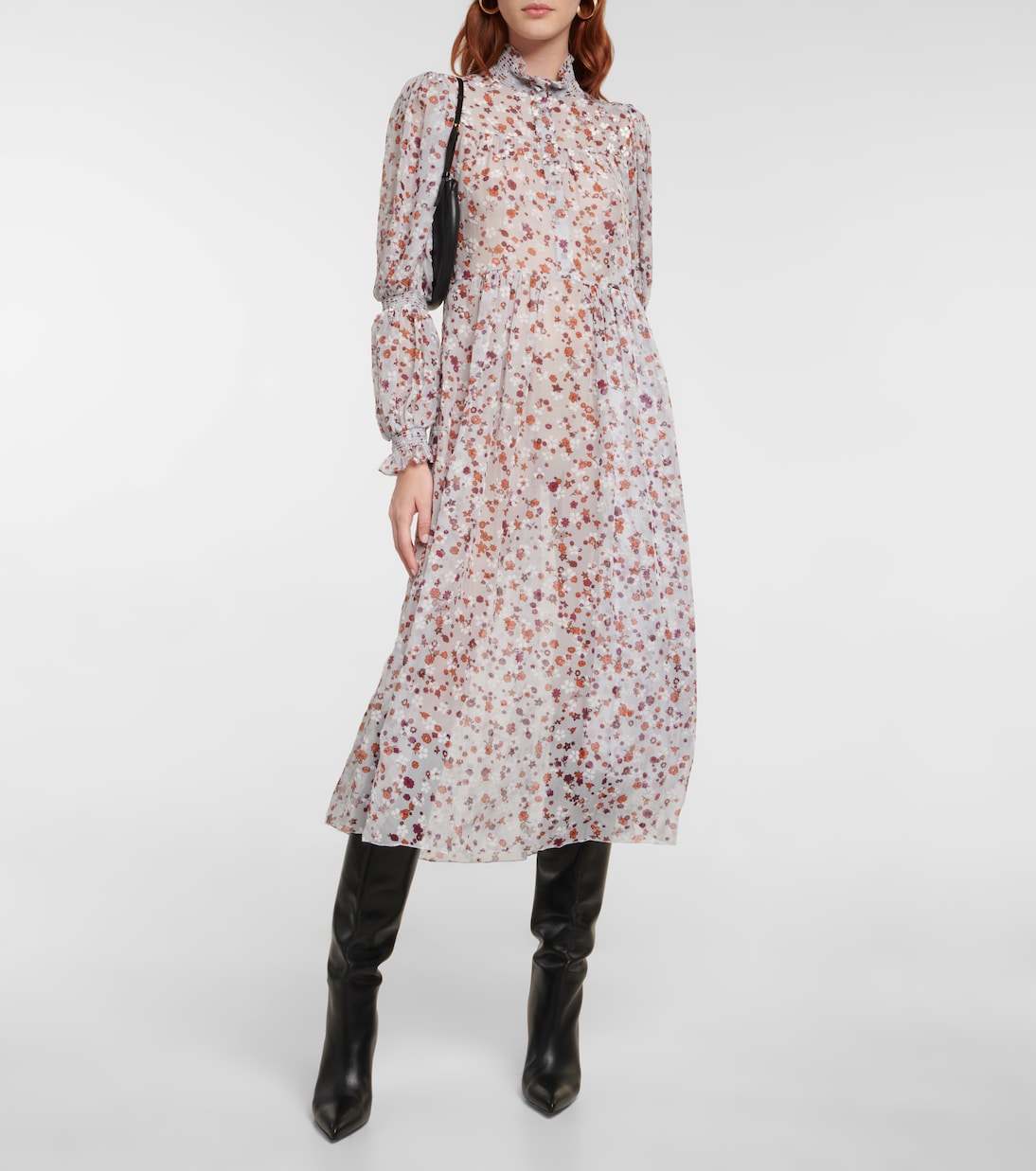 Robe midi Drapy Softness imprimée | Dorothee Schumacher