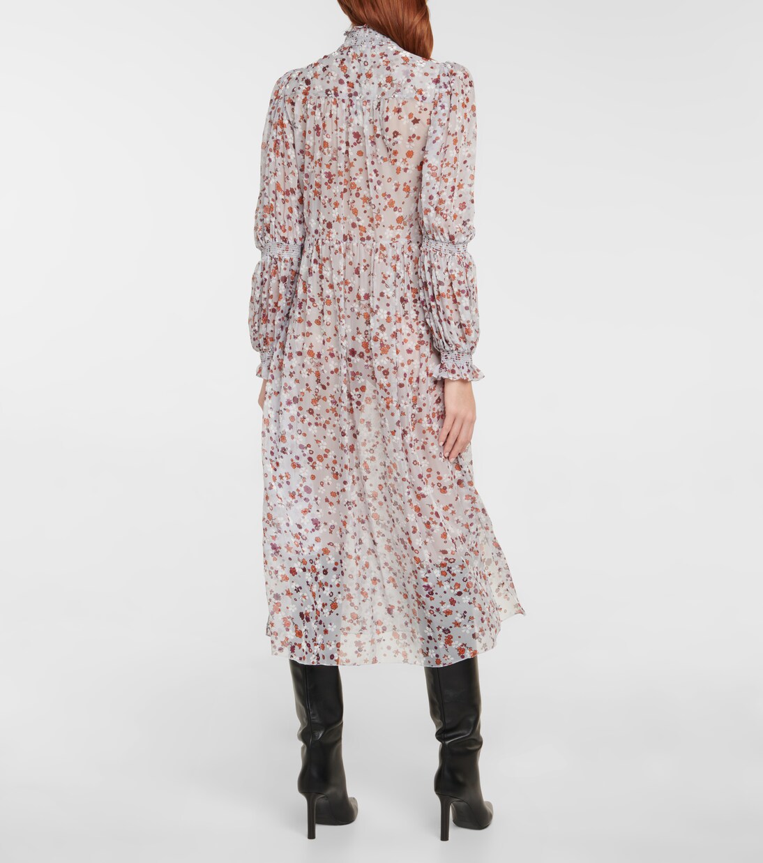 Robe midi Drapy Softness imprimée | Dorothee Schumacher