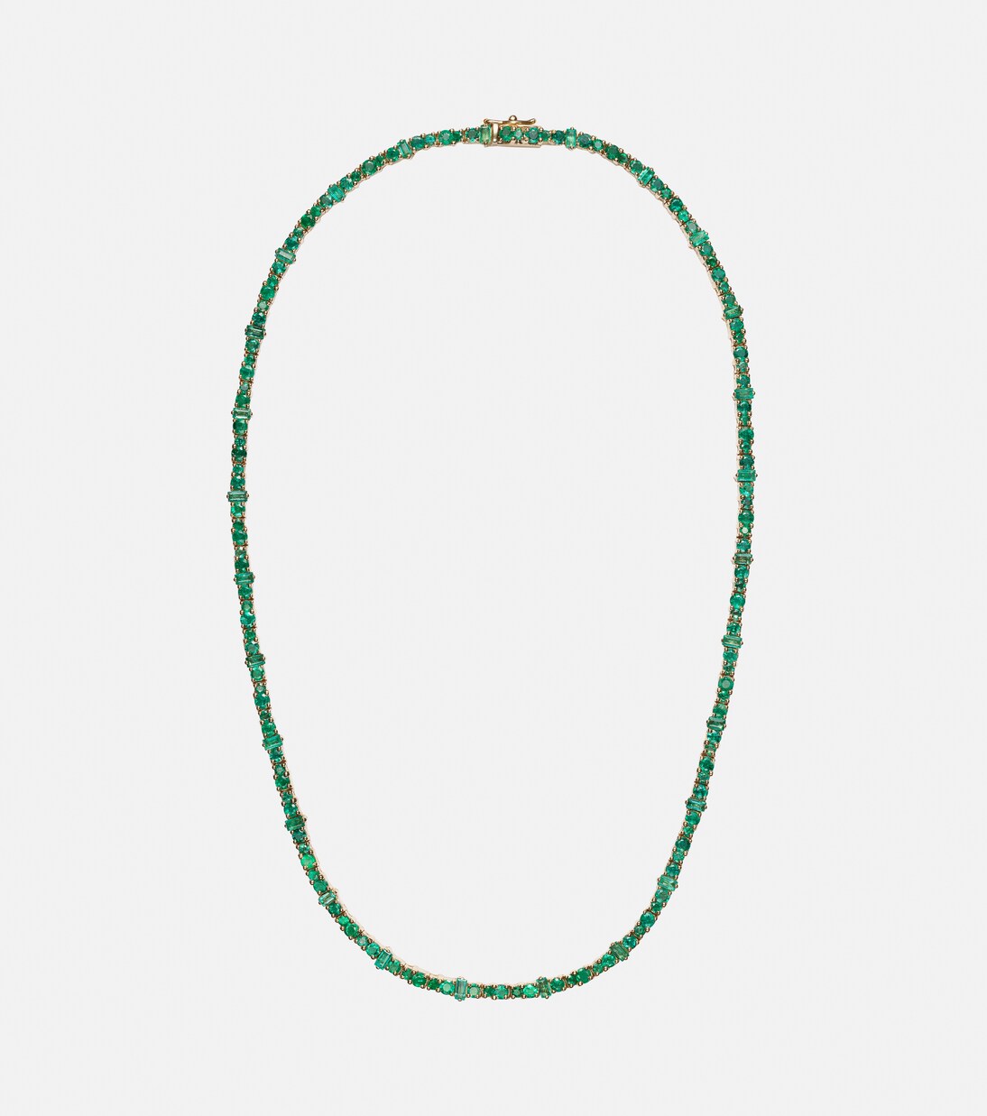 Collier Rivulet en or 18 ct et émeraudes | Ileana Makri