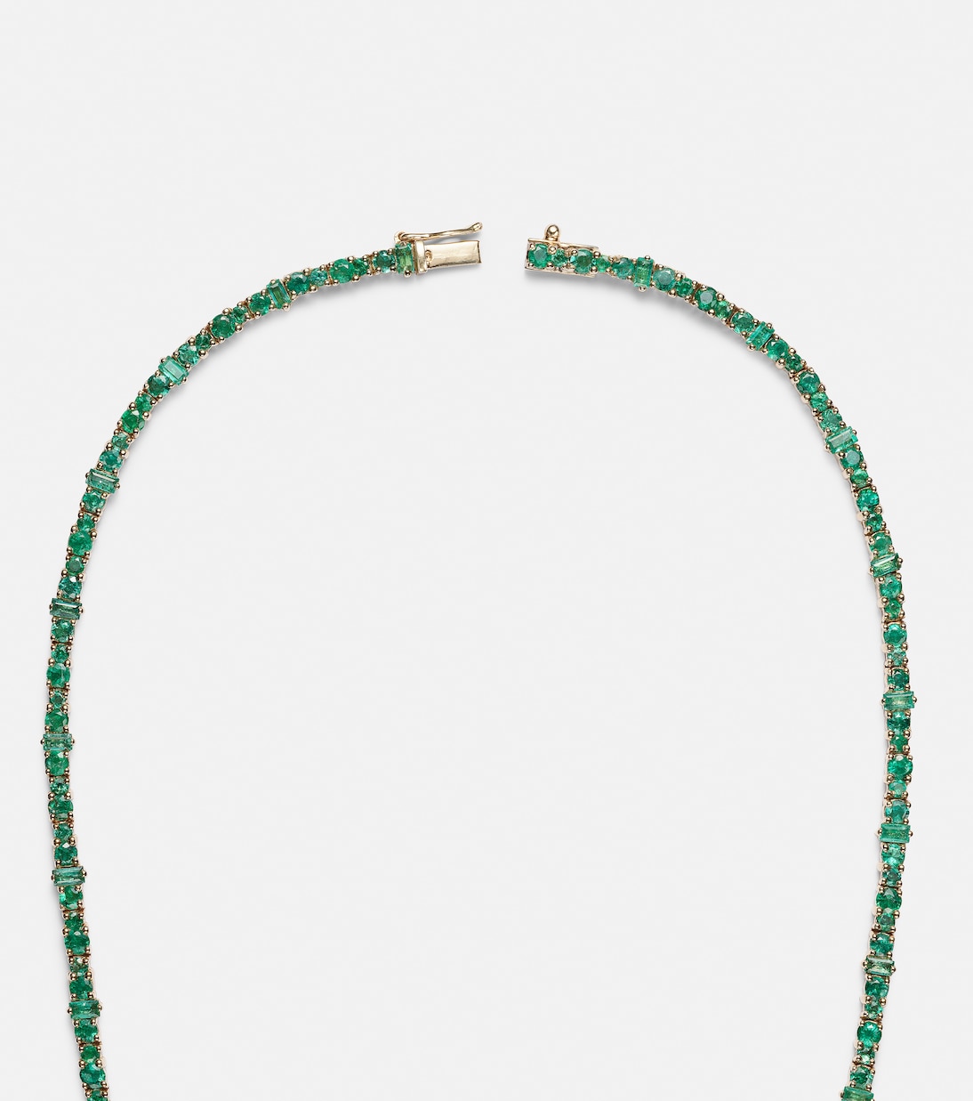 Collier Rivulet en or 18 ct et émeraudes | Ileana Makri