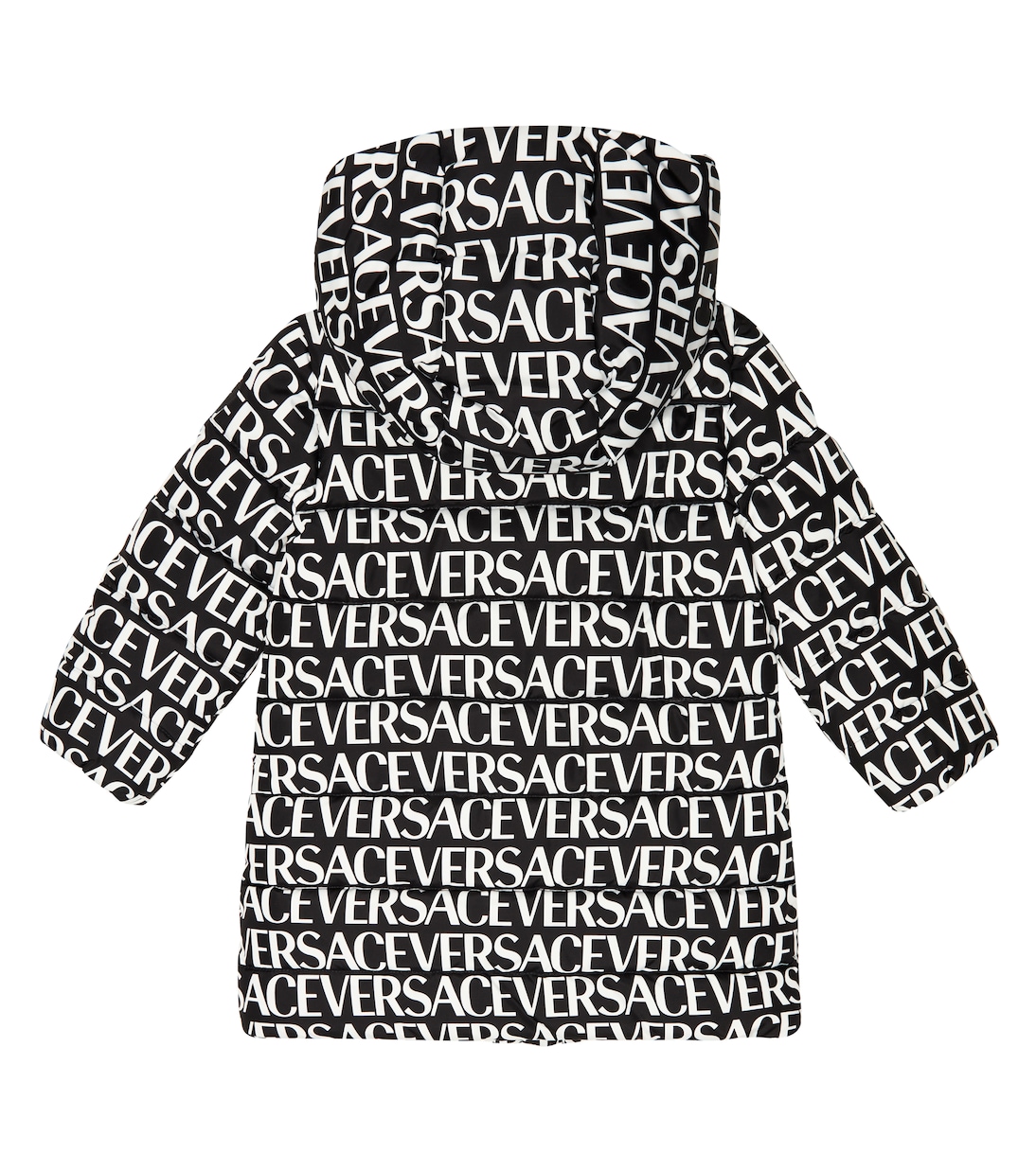Logo printed down jacket | Versace Kids