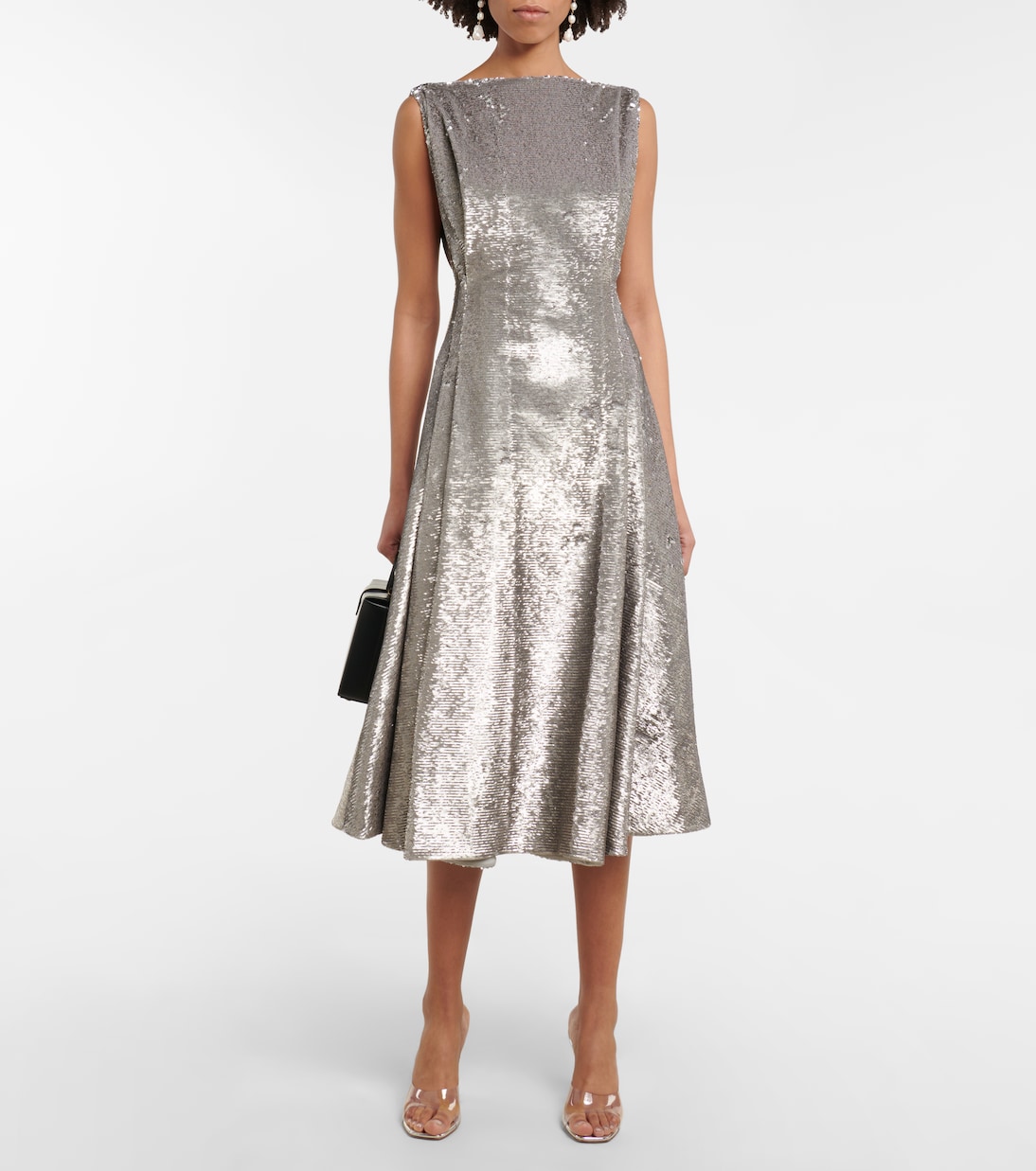 Robe midi Chaya à sequins | Emilia Wickstead