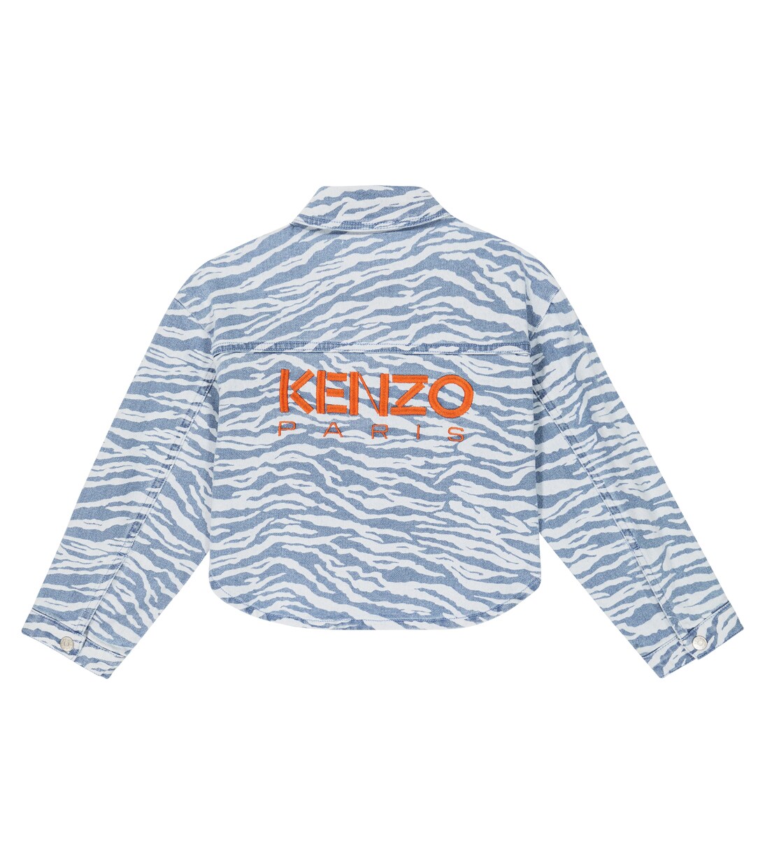 Printed denim shirt | Kenzo Kids
