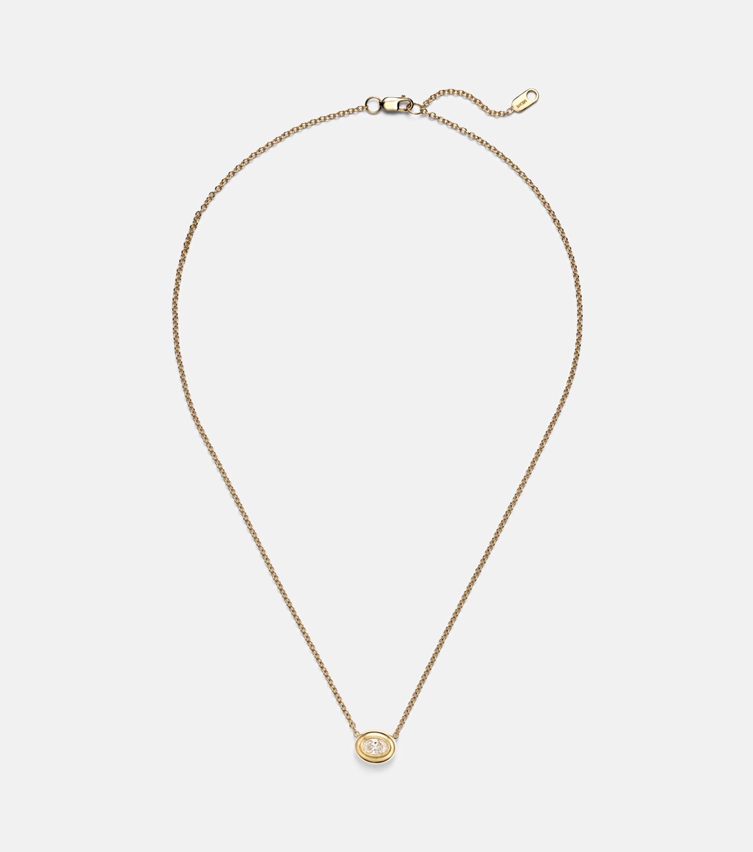 Halskette Lenox Reign aus 18kt Gelbgold mit Diamant | Melissa Kaye