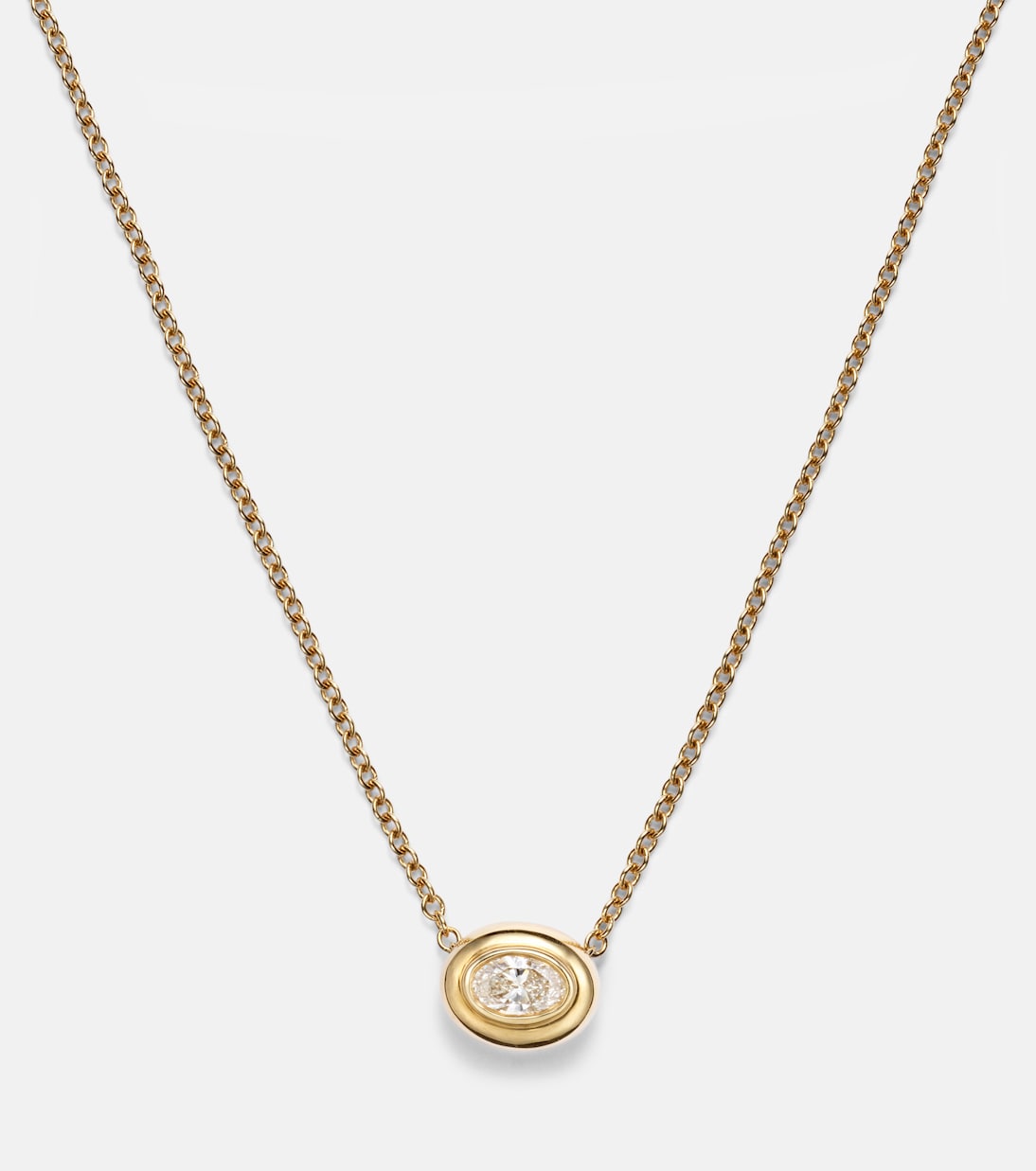 Halskette Lenox Reign aus 18kt Gelbgold mit Diamant | Melissa Kaye