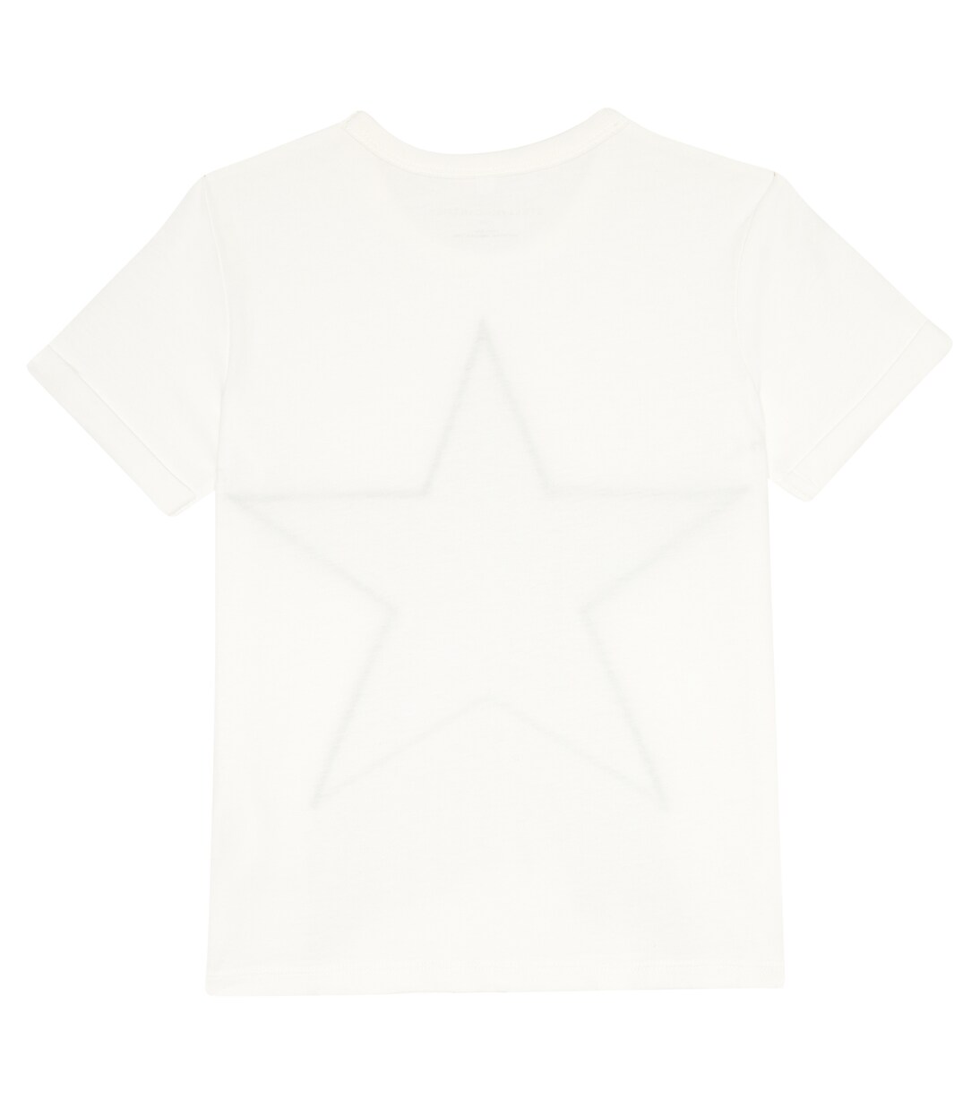 Fringe-trimmed embroidered cotton T-shirt | Stella McCartney Kids