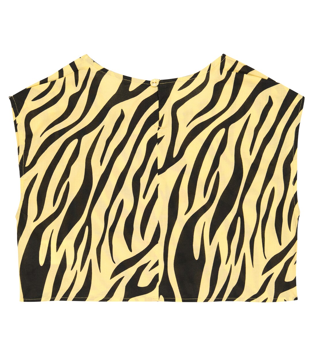 Baboon zebra-print cotton top | The Animals Observatory