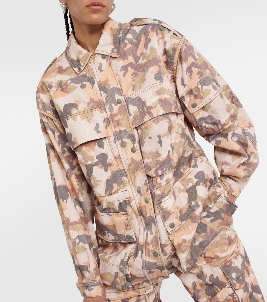 Bedruckte Jacke Elize aus Baumwolle | Isabel Marant