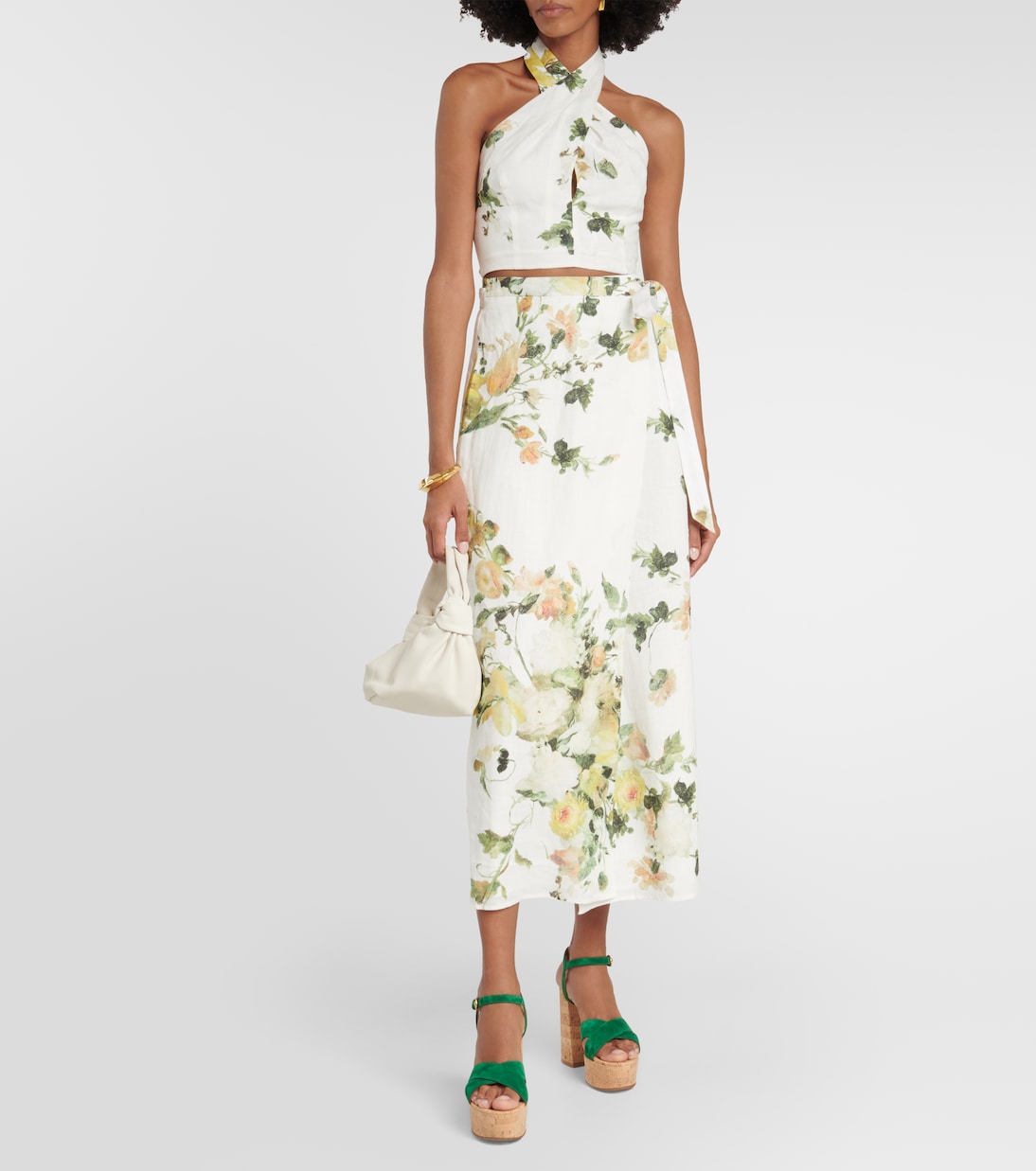 Plateausandalen Bebe aus Veloursleder | Gianvito Rossi