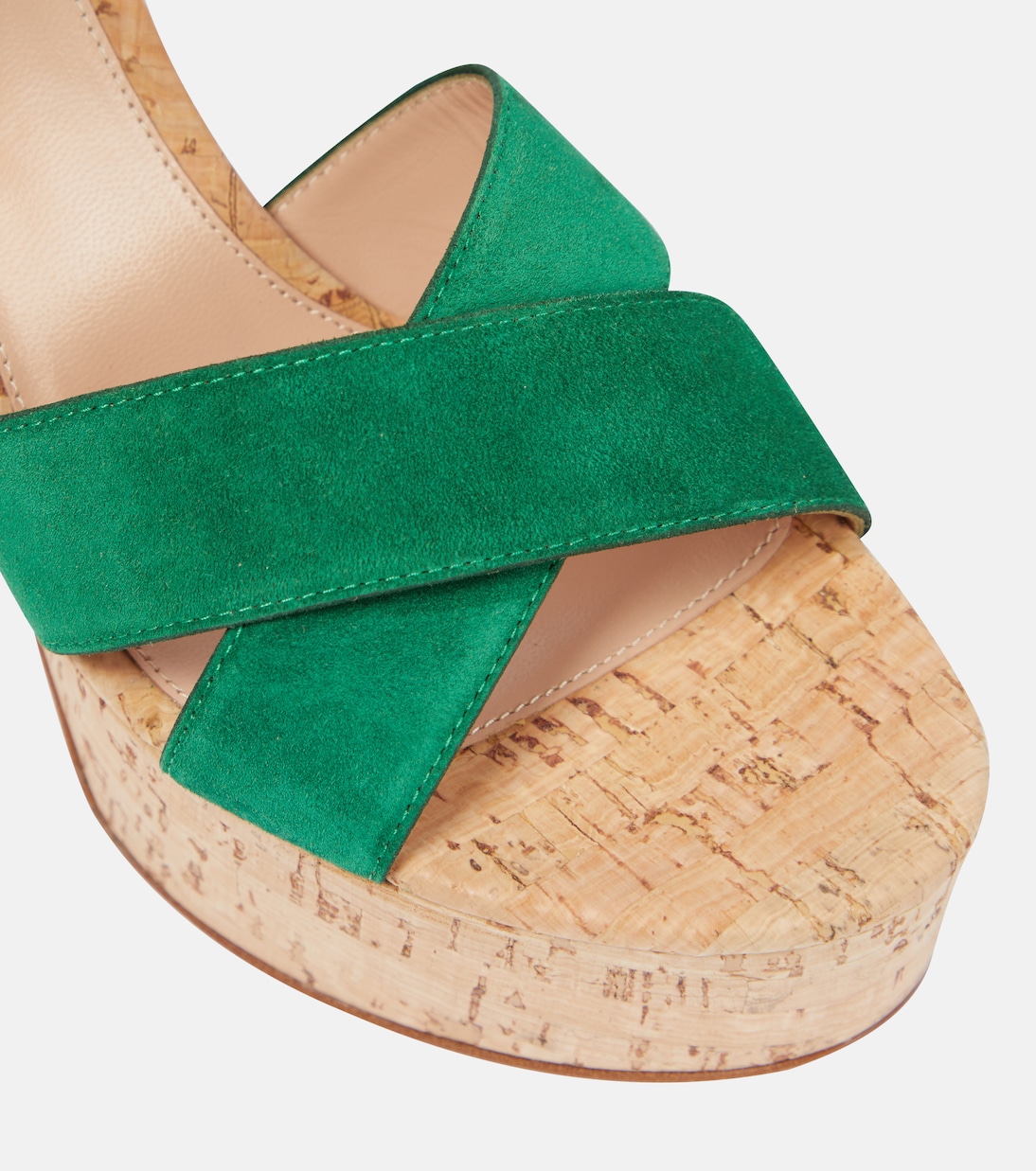 Plateausandalen Bebe aus Veloursleder | Gianvito Rossi
