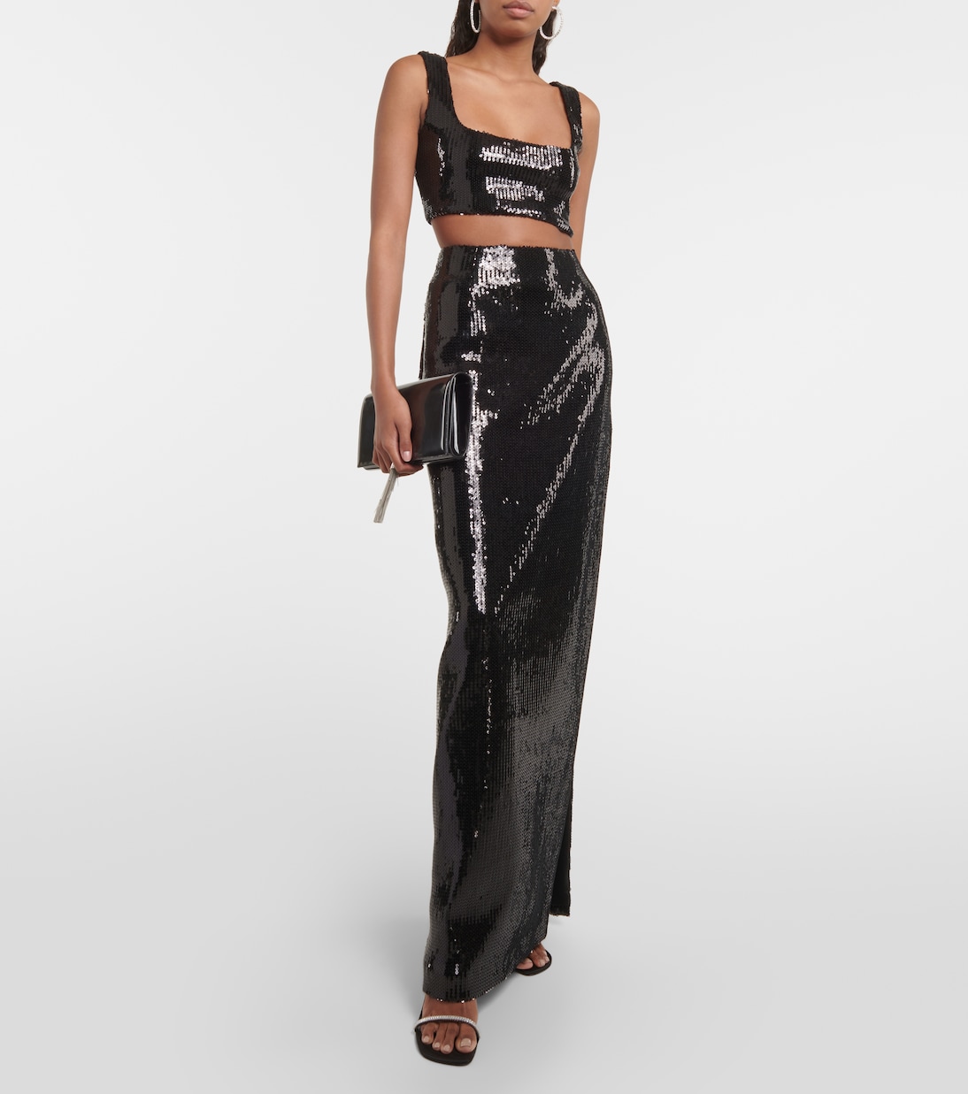 Top Beating Heart mit Pailletten | Galvan