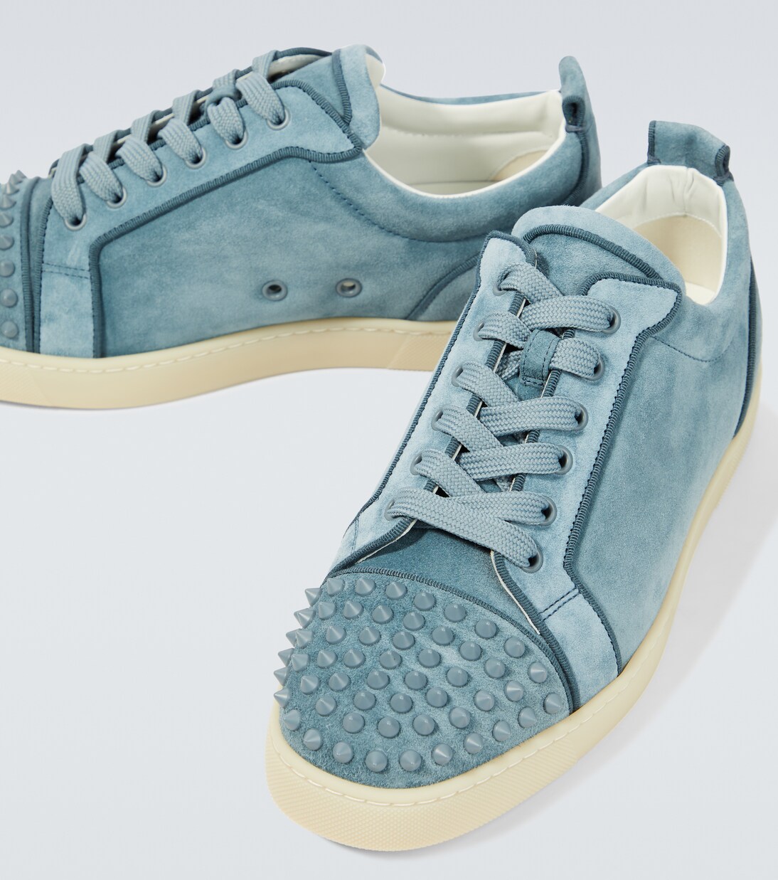 Sneakers Louis Junior Spikes aus Veloursleder | Christian Louboutin