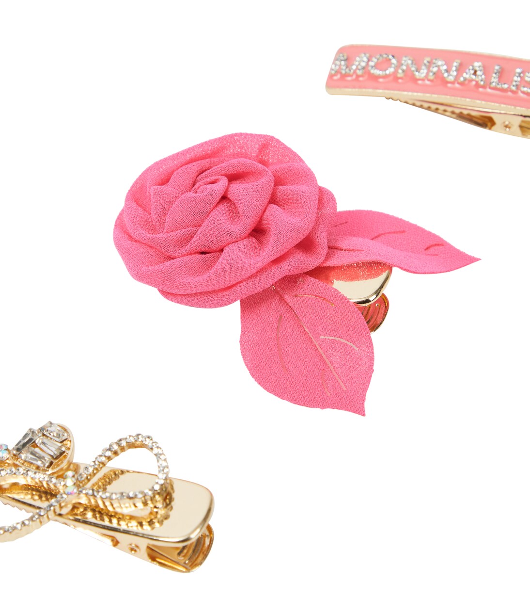 Set of 3 hair clips | Monnalisa