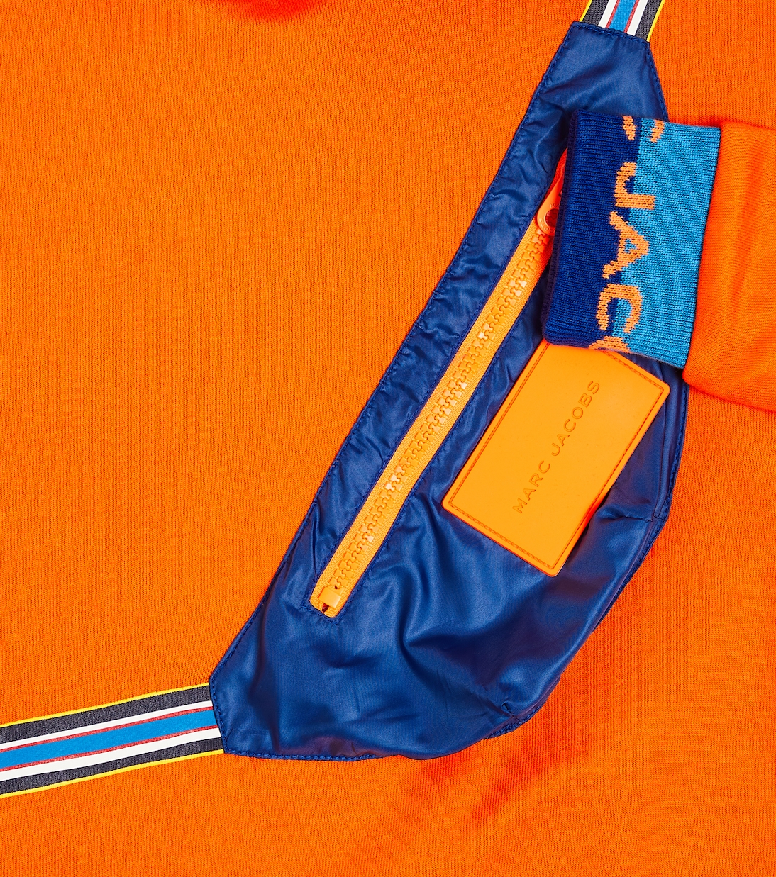 Sweat-shirt à capuche en coton à logo | Marc Jacobs Kids