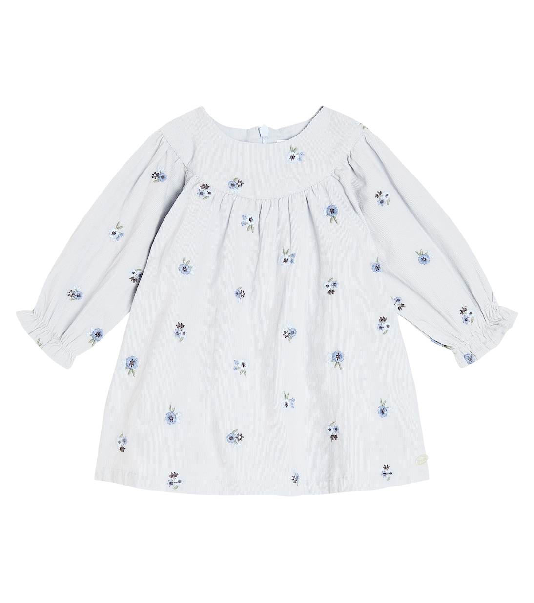 Bébé – Robe brodée en velours côtelé | Tartine et Chocolat