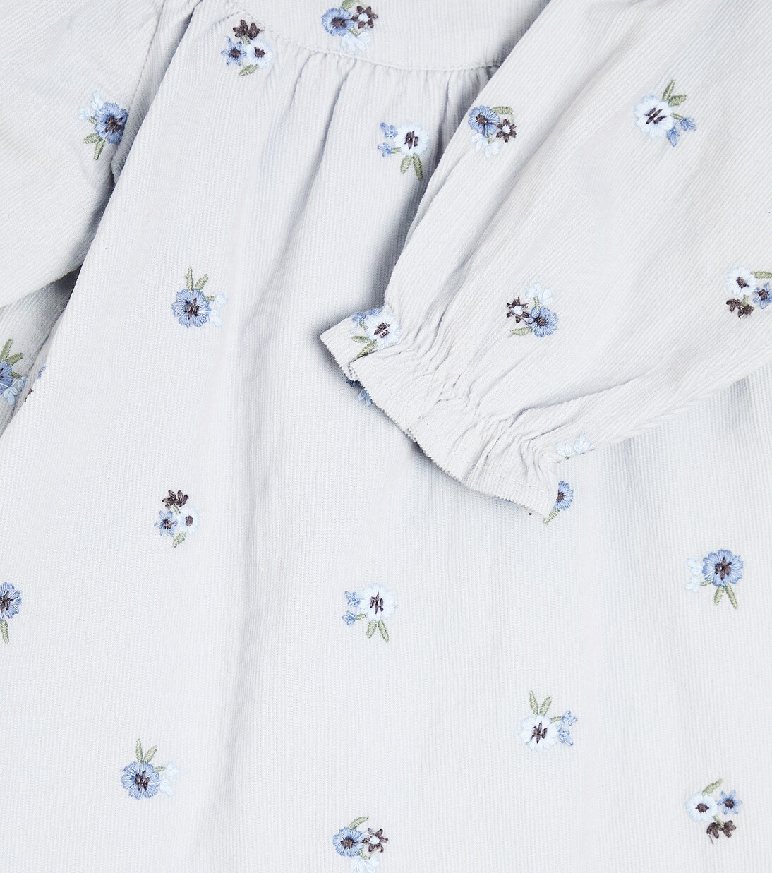 Bébé – Robe brodée en velours côtelé | Tartine et Chocolat