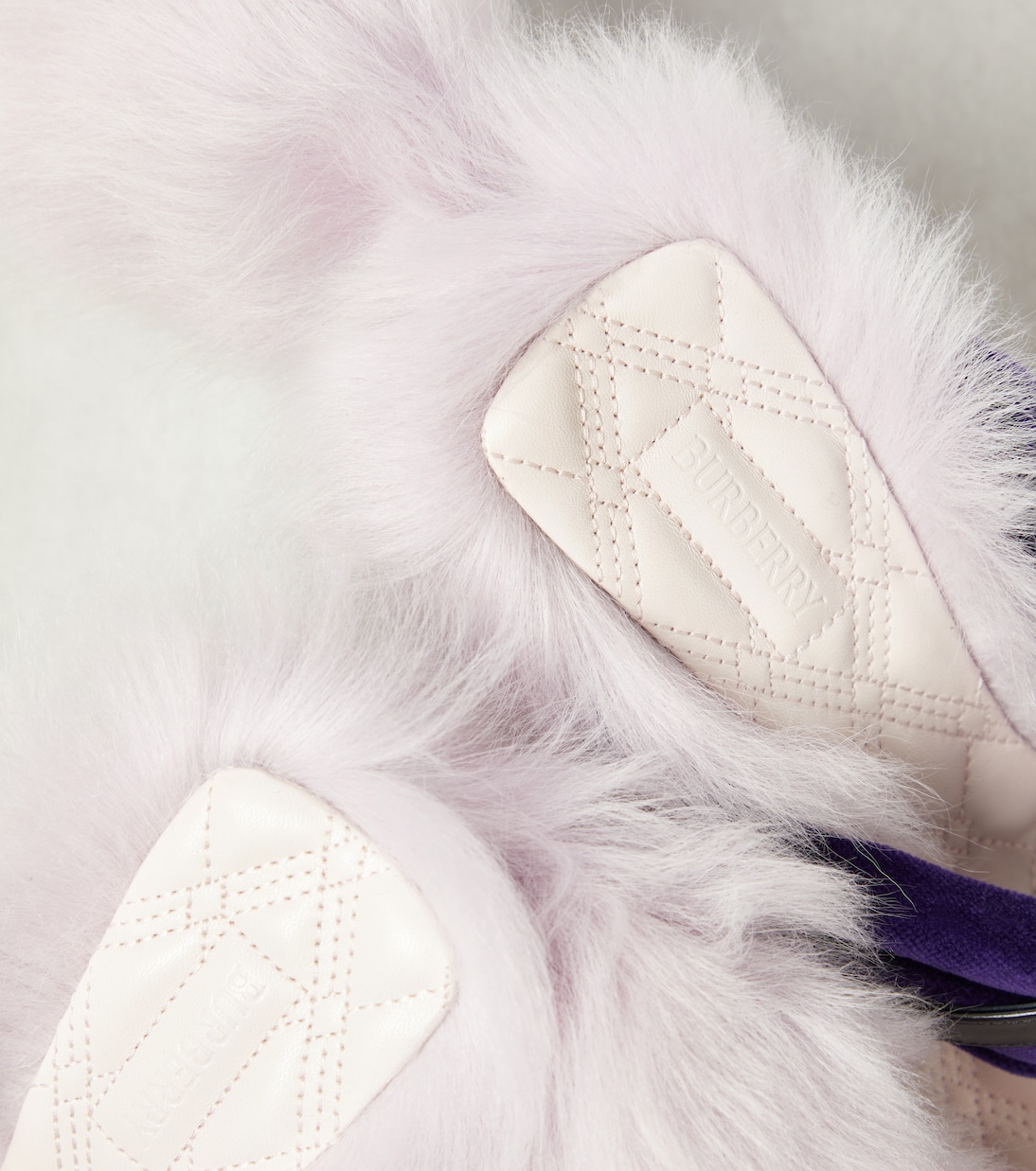 Step Post Shearling-trimmed sandals | Burberry