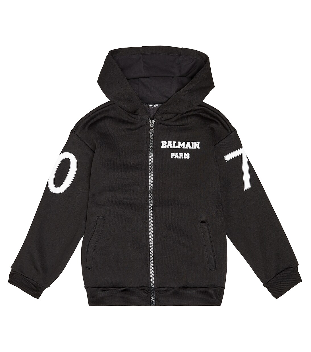 Logo cotton-blend cardigan | Balmain Kids