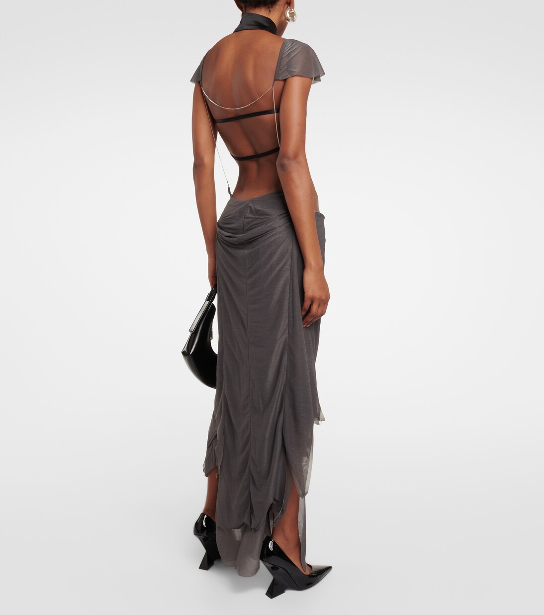 Draped maxi dress | Didu