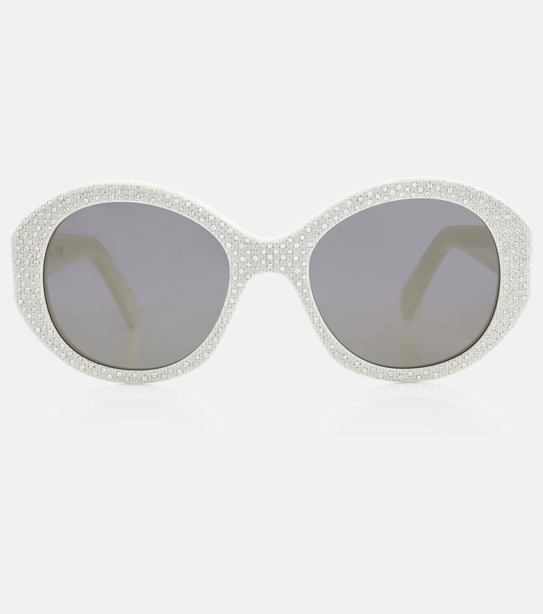 Bold 3 Dots embellished round sunglasses | Celine Eyewear