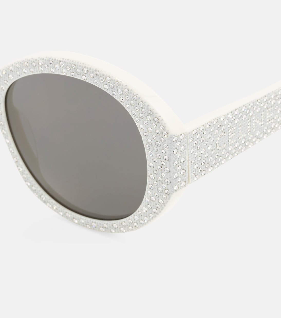 Bold 3 Dots embellished round sunglasses | Celine Eyewear