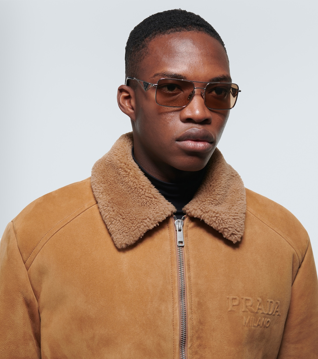 Occhiali da sole rettangolari A52S | Prada