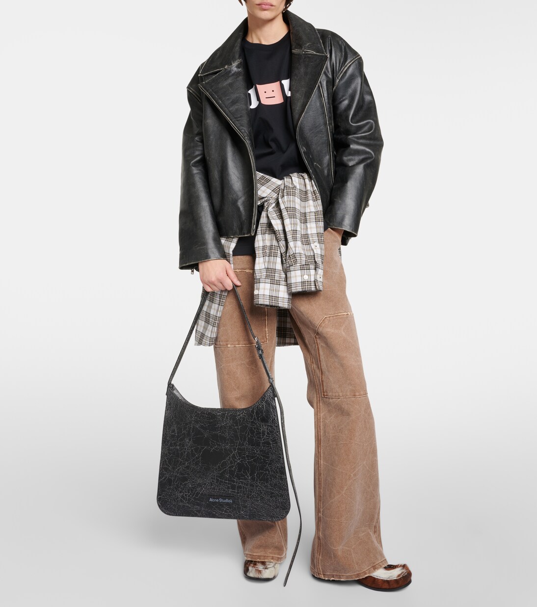 Borsa a spalla Platt in pelle | Acne Studios