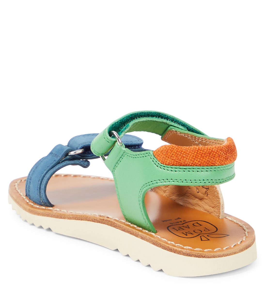 Waff Jimmy皮革凉鞋 | Pom d'Api