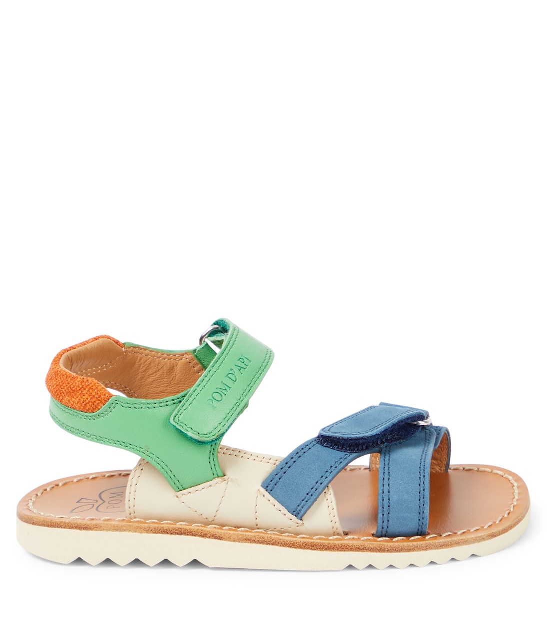 Waff Jimmy皮革凉鞋 | Pom d'Api